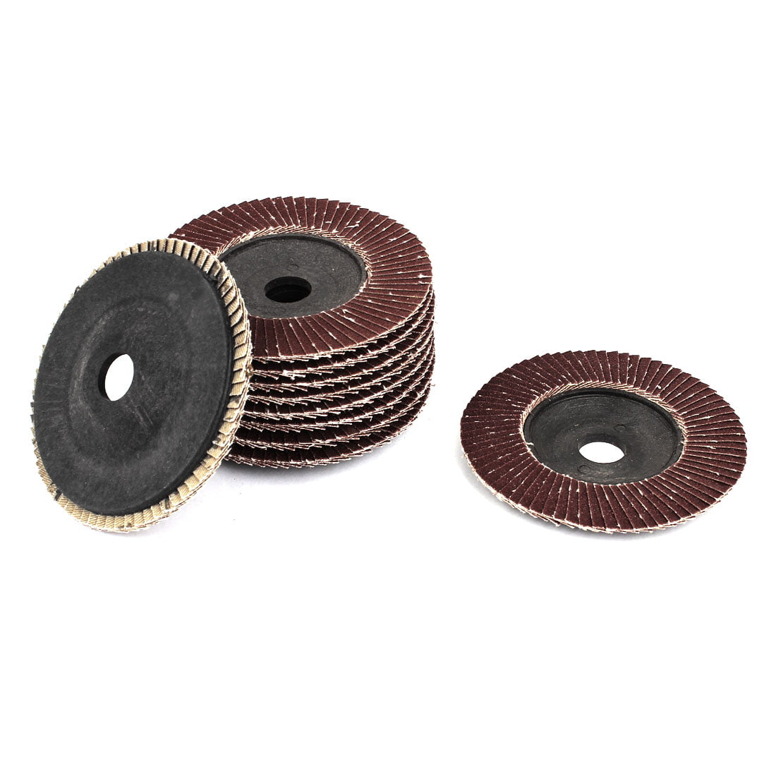 uxcell 100mm Dia 180 Grit Flap Sanding Discs Polishing Buffing Wheels