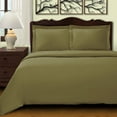 thumbnail image 1 of Soft and Durable Long-Staple Cotton Duvet Cover Set - Full/Queen, Sage, 1 of 6