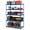 Blue, variant on 5-Tier Garage Shelving Unit, Adjustable Metal Storage Rack, 2500 Lbs Capacity, Boltless Freestanding Shelf, for Pantry, Basement, Kitchen, Bathroom, Laundry