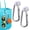2Pack Sliver, variant on Key Holder for Beach bag, Accessories for Beach bag , Insert Charm Carabiner Keychain for Beach Bag