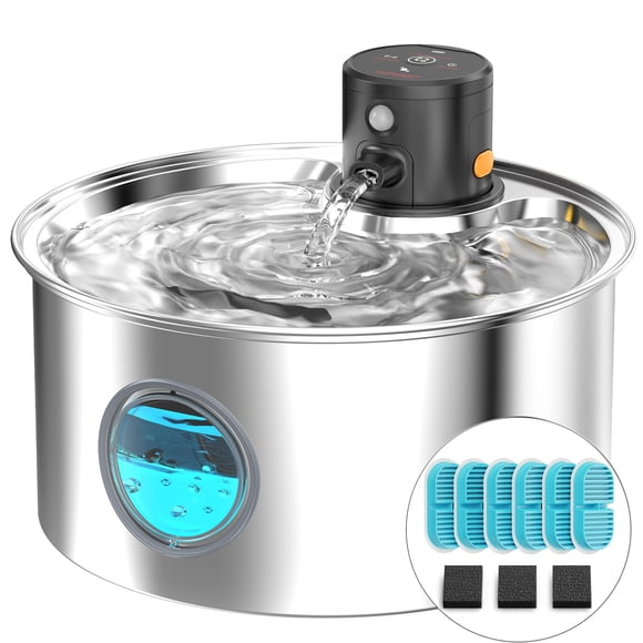 Fuente de agua Cat TOONIOOS con pilas de 3,2 litros y 9 filtros