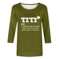 thumbnail image 5 of Dovford Women T Shirt TITI Like A Mom But Cooler Funny Short Sleeve Crew Neck Graphic Top T-Shirt Aunt Auntie Casual Tees Blouse Gift, 5 of 5