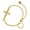 Gold, variant on Silver-tone Hammered Karma Ring - Gold Tone Joshua 1:9 Strong and Courageous Engraved Cross Charm Bracelet, 6.5+1.5" Extender