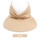 thumbnail image 4 of Sombrero De Verano Para El Sol, Ala Ancha, Visera Superior Vacía, Gorra De Playa Con Protección Uv Para Mujeres Y Hombres Eigraketly AP006787-03, 4 of 6