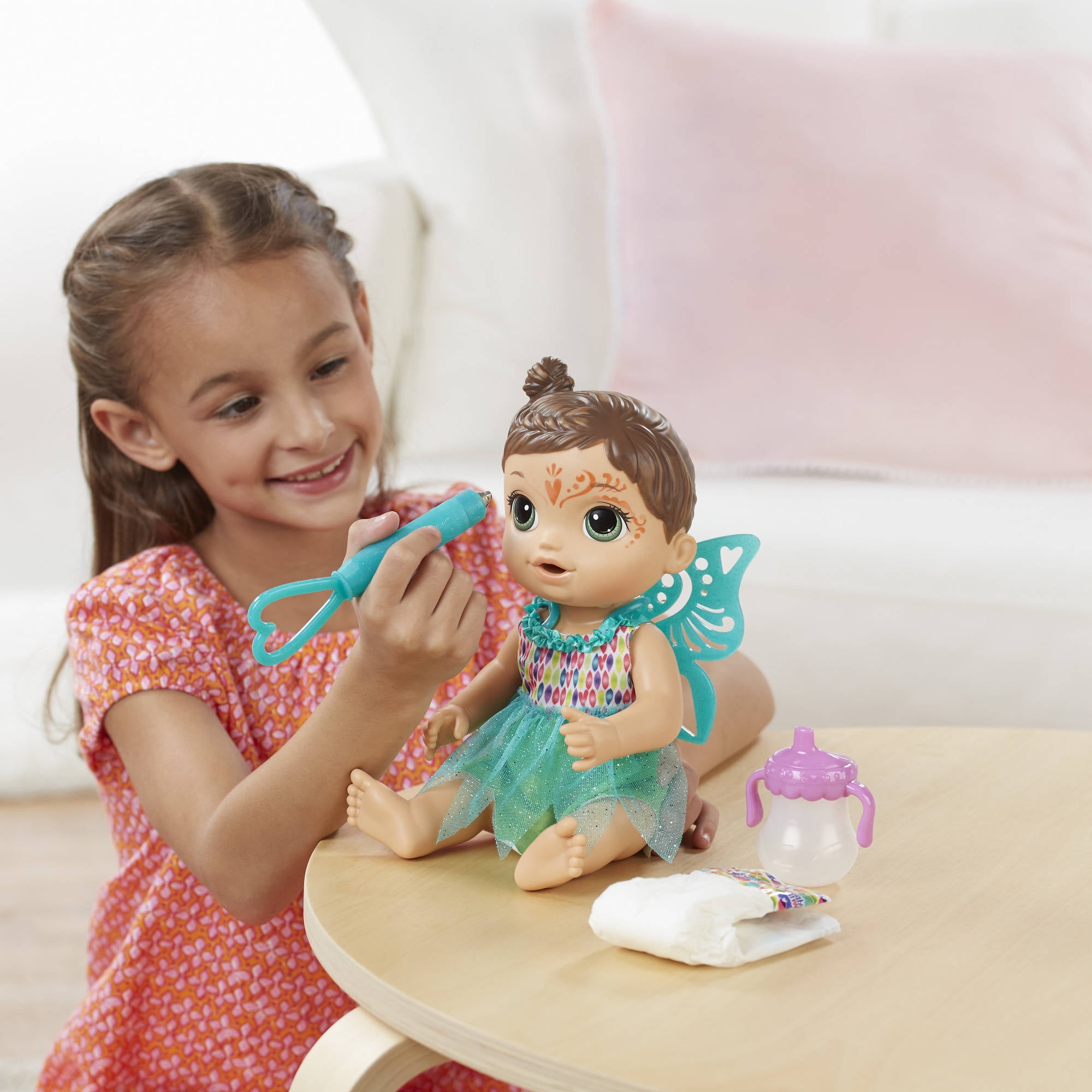 baby alive doll face paint fairy