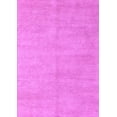 thumbnail image 1 of Ahgly Company Indoor Rectangle Solid Purple Modern Area Rugs, 2' x 5', 1 of 4