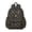 Dog Paw Print, variant on Dog Paw Print and Bone Black Backpack for School, Cute School Bag with Adjustable Shoulder Straps and Padded Back, 13.4"x11"x4.7"