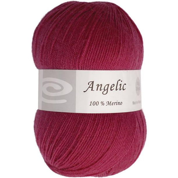 Elegant Yarns Q105-F804 Aubergine Violet Fils Angéliques