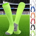 thumbnail image 4 of Virmaxy Unisex Kids Terry Sole Over The Knee Soccer Socks Thick Breathable Stockings Socks for Training Matches and Sports Activities, for 6-17Y, 4 of 4