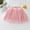 60#Pink, variant on Girls' Summer New Half Skirt Mesh Puffy Skirt Embroidery Mesh Solid Princess Bow Skirt Girls Overall Dress Spring Midi Dresses For Girl