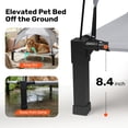 thumbnail image 3 of Elevated dog bed with tent, Cooling Raised Bed, Portable&No-Slip for Outdoor or Indoor Use, Gray, Medium, 3 of 7