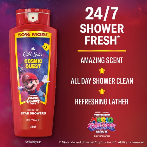 Old Spice Galaxy Wash - Shower gel stock for ecommerce - Walmart