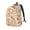 Medium, variant on Fruits Peach2 Pattern Durable Canvas Backpack for Men & Women – Stylish & Lightweight – Adjustable Straps, Multiple Pockets – Fits 15-17 Inch LaptopsSmall