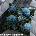 thumbnail image 2 of Homewish Hydrangea Fabric by the Yard 2 Yard,Rustic Botanical Room Decor Fabric by the Yard,Blue Green Fabric for Sewing For Girls Kids,Luxury Bedroom Decor, 2 of 6
