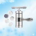 thumbnail image 3 of Stainless Steel Manual Noodle Maker Noodles Press Machine Pasta Maker (5 Noodle Mould), 3 of 6