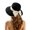 Black, variant on BRICH Women's Bowknot Wide Brim Sun Hat Foldable 360ยฐ UV Protection Breathable Summer Travel Beach Hat Yellow One Size