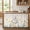 Beige, variant on Vintage Floral Spring Cabinet Curtains 10"W x 11"L, Farmhouse Botanical White Flowers Sink Skirt for Bathroom Kitchen Self Adhesive, Desk Privacy Short Curtain for Shelves Closet Table Storage