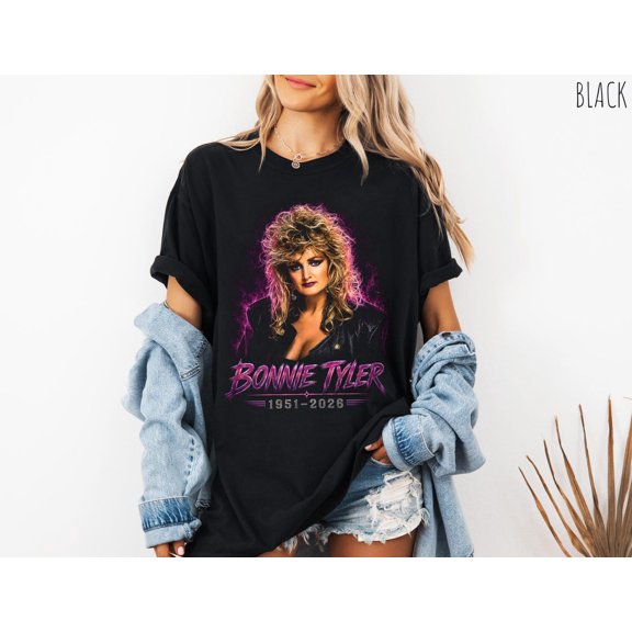 Bonnie Tyler 1951–2026 Memorial T-Shirt Rock Music Gift