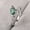 6, variant on New Cute Alloy Ring with Synthetic Cubic Zirconia Green Teardrop Leaf Ring
