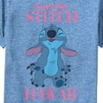 thumbnail image 2 of Boy's Lilo & Stitch Summer Vibes Stitch Performance Graphic Tee Royal Blue Heather Small, 2 of 4