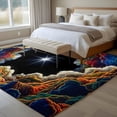 thumbnail image 5 of Rock Cave Washable Living Room Rugs 8'x10', Star Clouds Canyon Nature Abstract Low Pile Throw Large Area Rug Non-Slip Sturdy Edge Binding Carpet for Bedroom Dining Room Office, 5 of 9