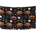 thumbnail image 4 of Halloween Pumpkin Tapestry 80x60 Inche Wall Hanging Tapestry Wall Art Hanging Tapestries Bedroom Living Dorm Room Wall Decor Fabric Home Decor Gifts, 4 of 7
