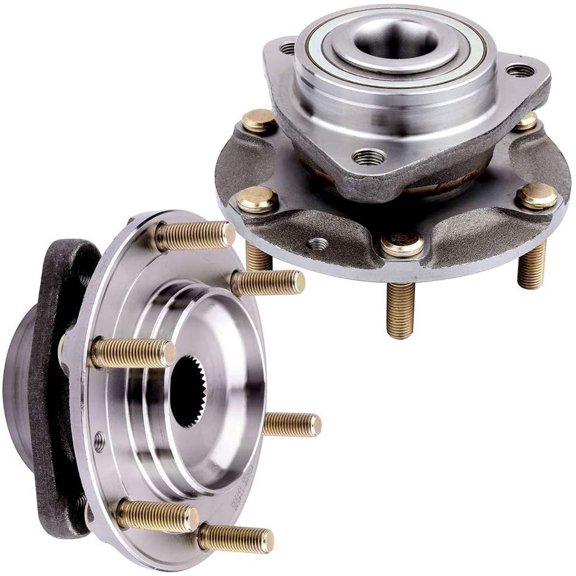 ECCPP Wheel Bearing and Hub Assembly For Hyundai Entourage 07 08 09 For Kia Sedona 06 07 08 09 10 11 12 13 14 Professional Grade Front Wheel Hub Bearing 6 Lugs Left or Right (515090x2)
