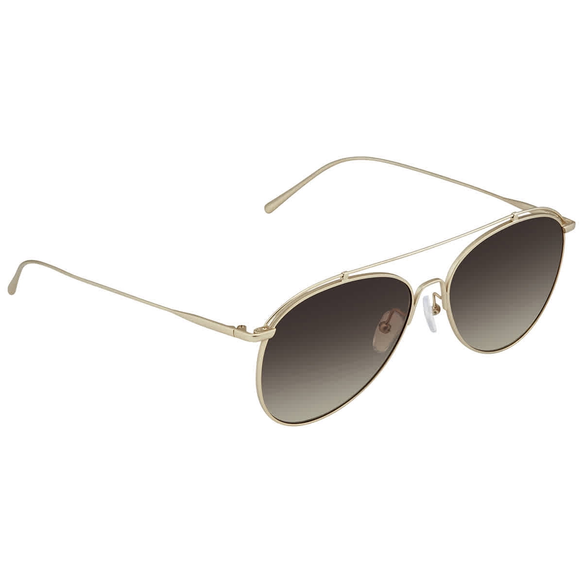 Calvin Klein Calvin Klein Unisex Gold Tone Aviator/Pilot Sunglasses