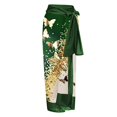 thumbnail image 1 of Nouvelle Robe de Plage Rétro Aguichant Imprimée Maillot de Bain Jupe Longue Tenue de Fête Tenue de Plage Été, 1 of 6
