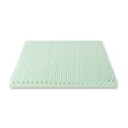 thumbnail image 4 of Mellow 4" Egg Crate Memory Foam Mattress Topper with Green Tea, King, 4 of 10
