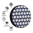 thumbnail image 5 of Spare Tire Cover, Cute Sheep With Star Wheel Cover Tire Covers for Trailers Car Truck Camper Universal Tire Covering Fits Diameter 17 inch, 5 of 7