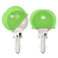 thumbnail image 5 of Uxcell Silicone Keys ID Sleeve Identifier Key Cap Cover Tags, Green Orange 16 Pack, 5 of 6