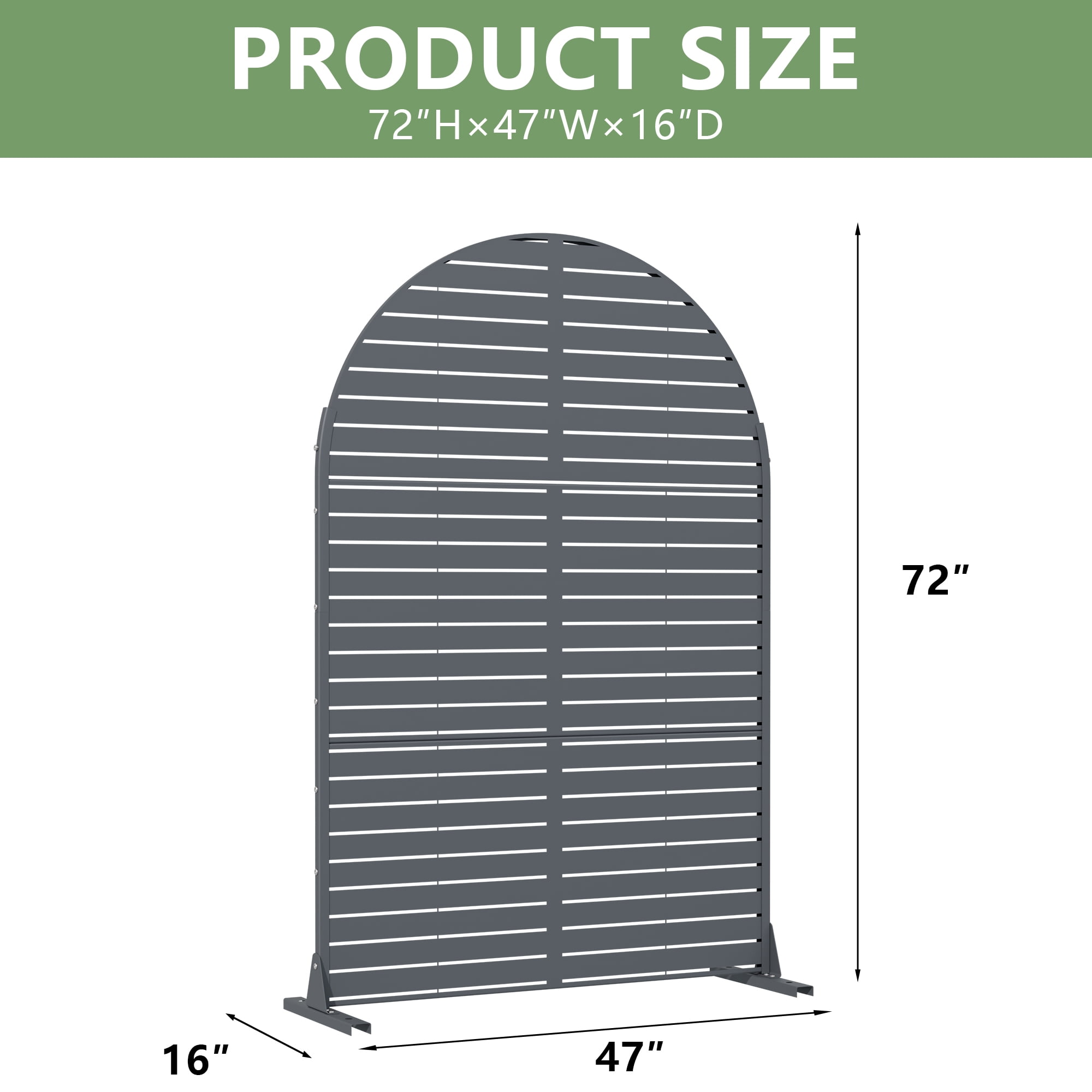 Metal Privacy Screen Fence Panel
