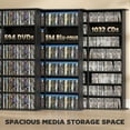 thumbnail image 4 of HOMCOM Armoire de Rangement Multimédia, Étagère à DVD à 8 Niveaux pour 1032 CD Ou 594 DVD, 4 of 10