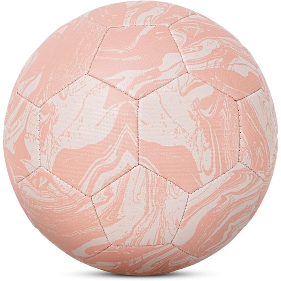 Kuangmi Pink Machine-Stitched Football – Training and Entertainment Ball