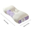 thumbnail image 3 of Tainini Clearance!!! Cervical Anti Snore Pillows for Sleeping - Neck Support Pillow for Neck & Shoulder Pain Relief - Side, Back, Stomach Sleepers - Purple, 3 of 6