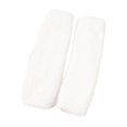 thumbnail image 1 of Guantes cálidos de invierno sin dedos, mitones con orificio para el pulgar, mitones suaves de invierno Blanco, 1 of 9