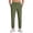 Army Green_DJ10, variant on Dwellite Men's Sweatpants Athletic Pants Casual Trendy Plain Jogger Track Pants Workout Hiking Pants with Zipper Pockets Army Green S