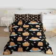 thumbnail image 2 of Castle Fairy Cute Floral Capybara Twin Comforter Sets,Kawaii Animal Bedding Set, 2 of 8