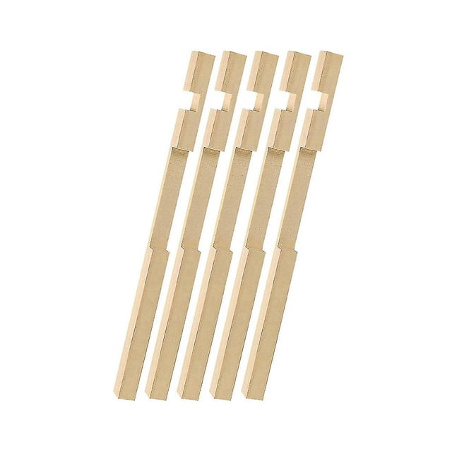 5 piezas Reductor de entrada de colmena Reductor de entrada de colmena de madera para apicultura, 2 aberturas de tamaño, control