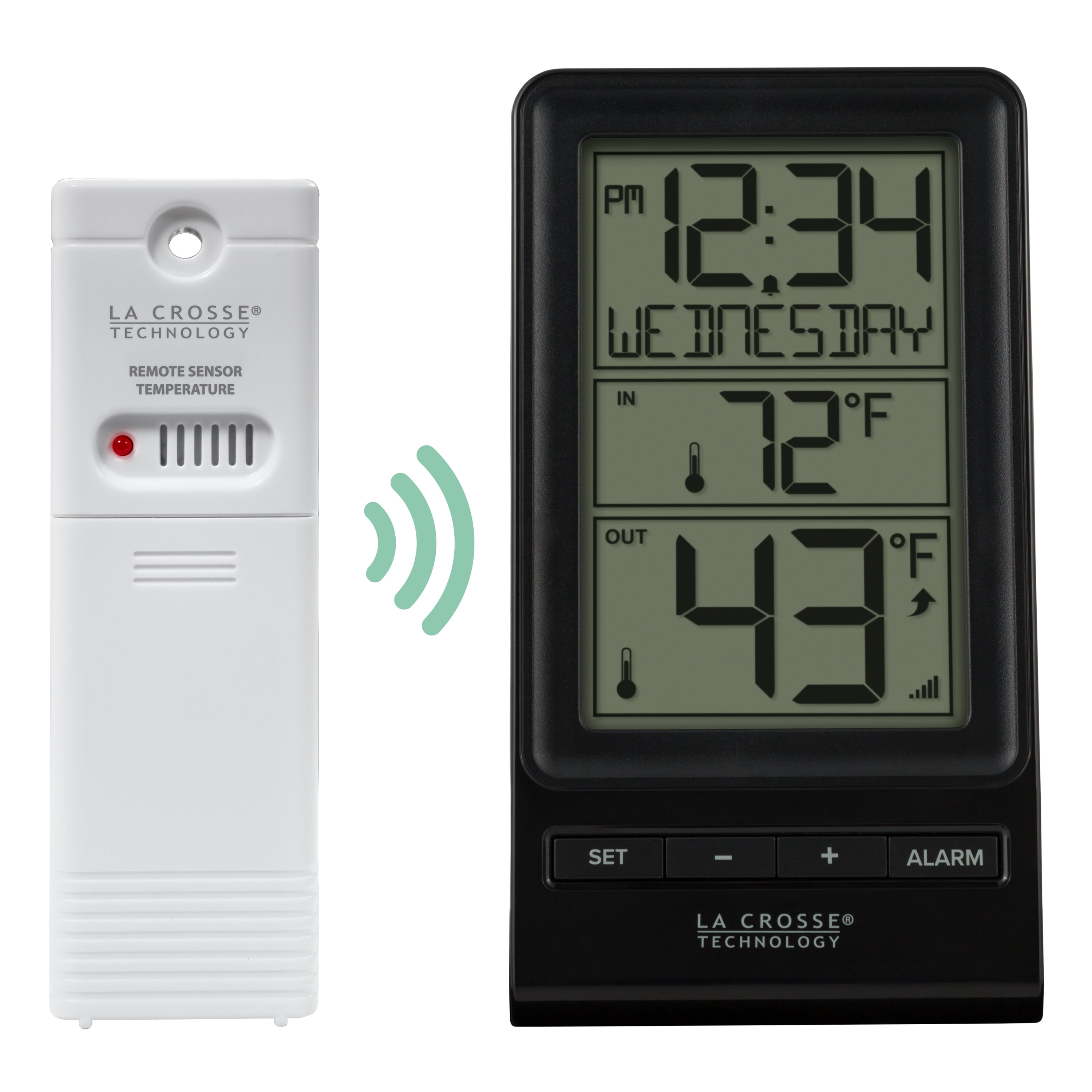 EQUITY WEATHER STATION WITH WIRELESS OUTDOOR THERMOMETER 31215-OPEN BOX