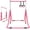 pink-A2, variant on XHYHWYD Gymnastics Bar Foldable Adjustable Height for Kids with Rings Pink