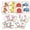 white, variant on Felt Farm Matching Game for Toddlers, Soft and Safe for Preschool Learning Activity