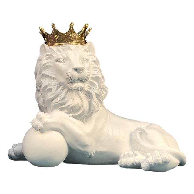 Estatuas de resina, esculturas de estatuils de animales salvajes s nórdicas pa decoración, modelo , adornos tesanales, d Baoblaze Figurilla abstracta