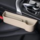thumbnail image 3 of Relleno de asiento de automóvil perfecl Paquete de 2 organizadores con portavasos Bolsillo L Beige, 3 of 8