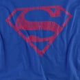 thumbnail image 2 of Superman Word Shield Women's T Shirt, Royal, Small, 2 of 6