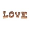 thumbnail image 1 of Bloques de madera con letras en forma de amor, recortes decorativos Retro independientes para decoración de mesa de pared del hogar, 4 Uds., 1 of 8