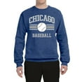 thumbnail image 2 of Wild Bobby City of Chicago CHI American Baseball Fantasy Fan Sports Unisex Crewneck Sweatshirt, Vintage Heather Blue, X-Large, 2 of 6