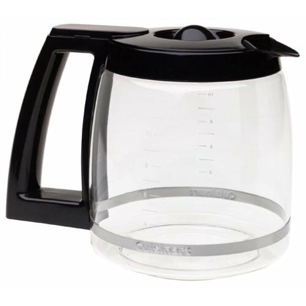 Cuisinart DCC1200PRC 12 Cup Replacement Glass Carafe Black Coffee