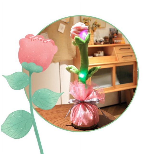 Singing Plush Toy,Electronic Dancing Singing Plush Multifunction Tulip Flower Toy Electronic Plush Toy Unmatched Quality